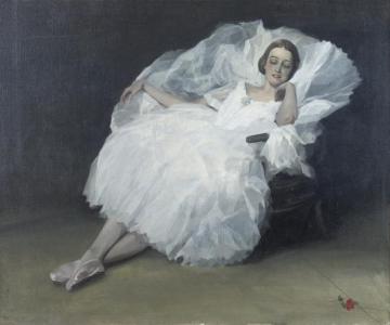 Sylphide (vera Savina) Artwork by Herbert James Gunn