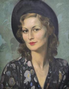 Portrait Of Midinette Artwork by Herbert James Gunn