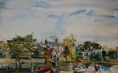 Thames Riverside, Twickenham Artwork by Stan Smith