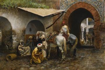 A Moorish Blacksmith Artwork by Edwin Lord Weeks