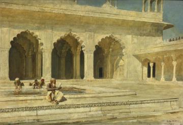 The Pearl Mosque, Agra Artwork by Edwin Lord Weeks