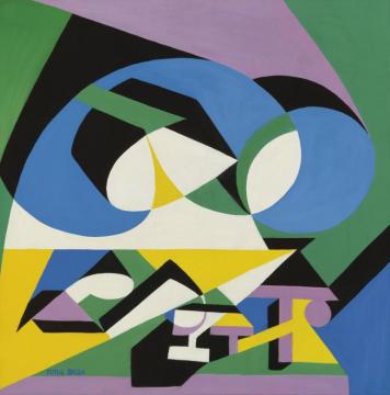 Motive With The Word Buon Appetito Artwork by Giacomo Balla