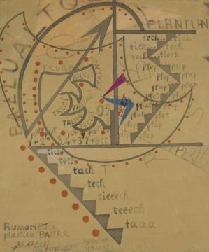 Rumoristica Plastica Baltrr Artwork by Giacomo Balla