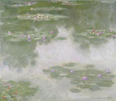 Nympheas, Water Landscape Artwork by Claude Oscar Monet