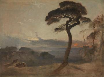 Hampstead Heath, Sunset, Circa 1845 Artwork by Francis Danby