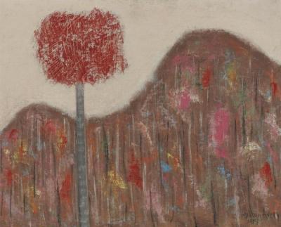 Fall Landscape Artwork by Milton Avery