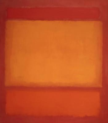 Red, Orange, Orange On Red, 1962 Artwork by Mark Rothko