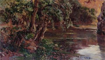 Beside The River Artwork by Antonio Muñoz Degrain