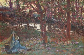 Ofelia (ophelia) Artwork by Antonio Muñoz Degrain