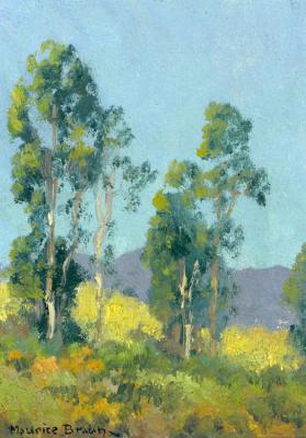 Blue Skies Over California Hills Artwork by Maurice Braun