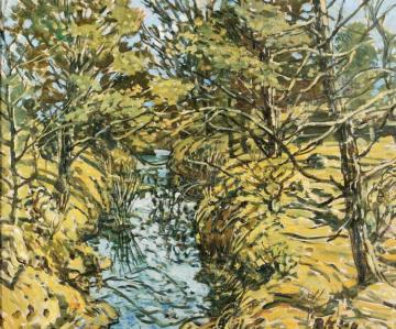 English Landscape Artwork by Walter Elmer Schofield