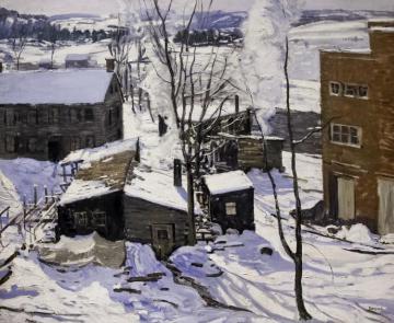 The Powerhouse, Falls Village, Connecticut, C. 1914 Artwork by Walter Elmer Schofield