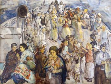 The Immigrants, 1923 Artwork by Theresa Bernstein