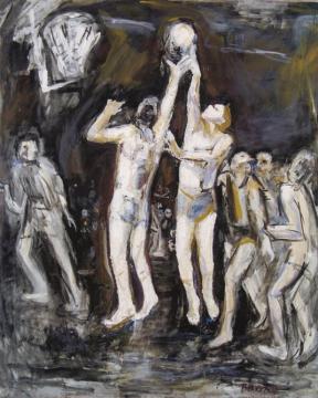 Basketball Players, 1949 Artwork by Theresa Bernstein