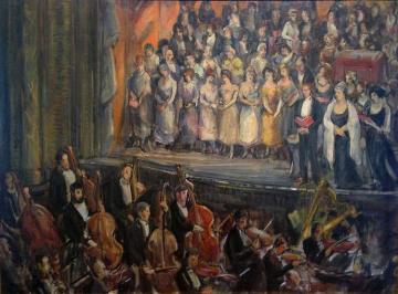 Verdis Requiem,1930 Artwork by Theresa Bernstein