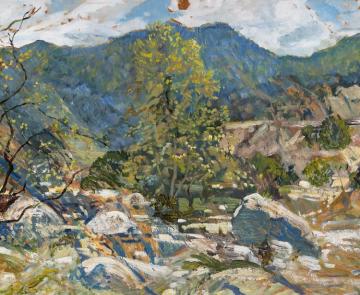 Morning Light, Tujunga, 1934 Artwork by Walter Elmer Schofield