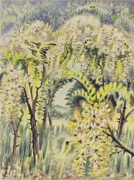 Honey Locust In Bloom Artwork by Charles Burchfield