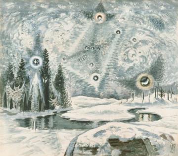 Orion In Winter, 1962 Artwork by Charles Burchfield