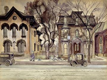 Promenade Artwork by Charles Burchfield