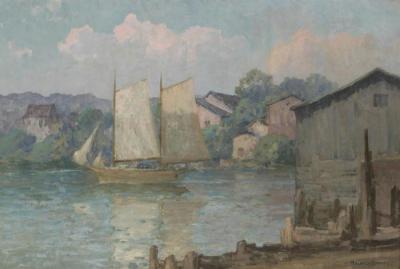 Sailing Along Artwork by Maurice Braun