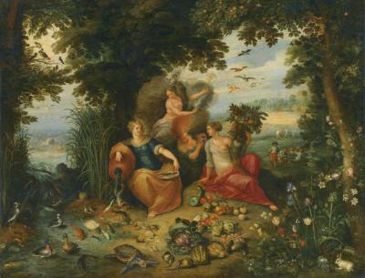 Allegory Of The Four Elements Artwork by Frans Francken II