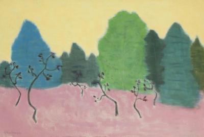 Dancing Trees Artwork by Milton Avery