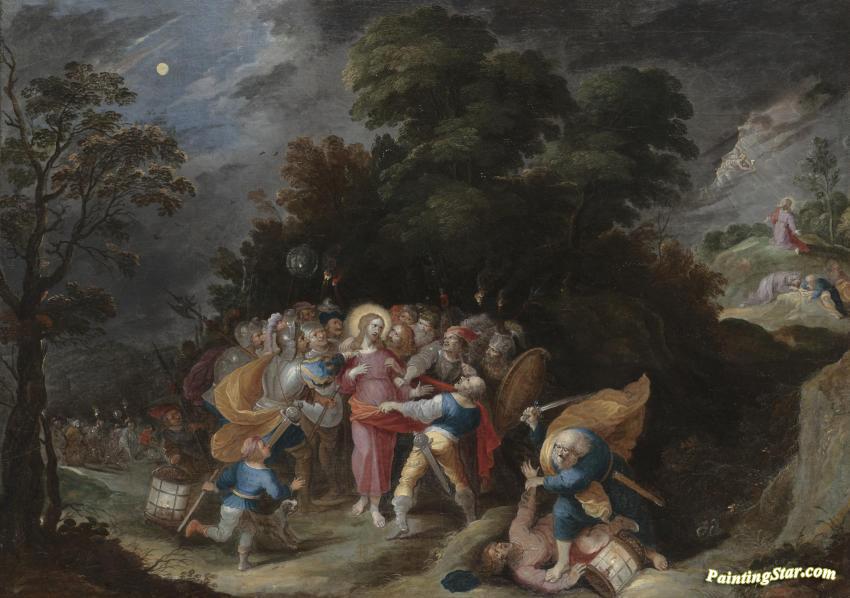 The Arrest Of Christ Artwork by Frans Francken II