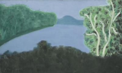 Mountain Lake Artwork by Milton Avery