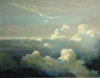 9000 Feet, Last Light Artwork by Eric Sloane