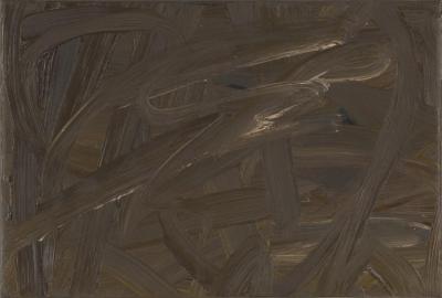 Vermalung (braun) Artwork by Gerhard Richter