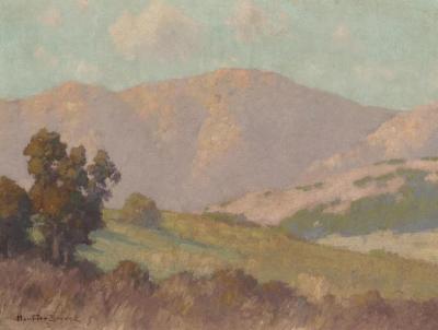 Golden Hills, San Diego Artwork by Maurice Braun