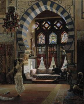 Almée, An Egyptian Dancer, 1883 Artwork by Gunnar Berndtson