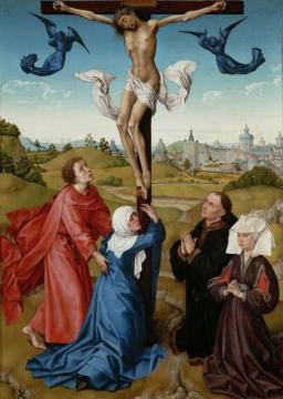 Triptych - The Crucifixion Ii Artwork by Rogier van der Weyden