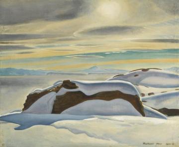 Abandoned House, Greenland (refuge Hut) Artwork by Rockwell Kent
