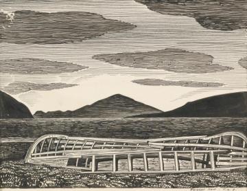 Yendegaia Bay Artwork by Rockwell Kent