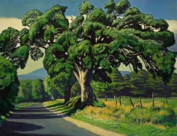 Ancient Elm Artwork by Rockwell Kent