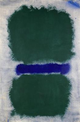 Untitled (green Divided By Blue), 1968 Artwork by Mark Rothko