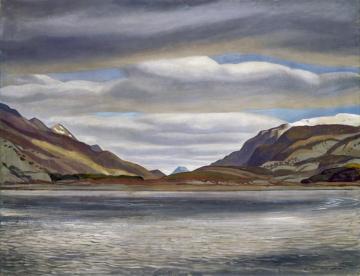 Azopardo River, 1922 Artwork by Rockwell Kent