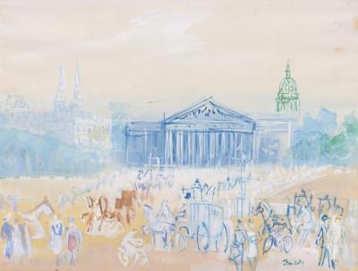 L'assemblee Nationale Artwork by Jean Dufy