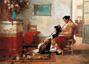 La Plegaria Del Torero Artwork by Salvador Viniegra y Lasso de la Vega