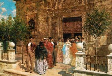 El Bautizo, Roma Artwork by Salvador Viniegra y Lasso de la Vega