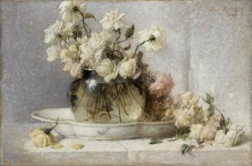 Roses, 1898 Artwork by John Ferguson Weir