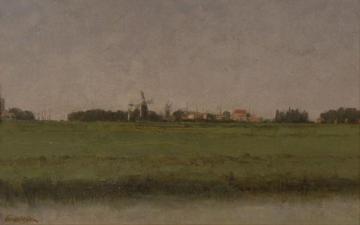 Dutch Landscape Artwork by John Ferguson Weir