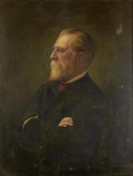Portrait Of A Man With A Beard, Believed To Be Hans Dahl Snr Artwork by Hans Dahl