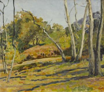 Irvine Park Artwork by Walter Elmer Schofield