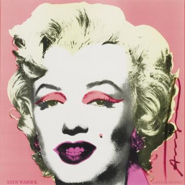 Marilyn (announcement) Artwork by Andy Warhol
