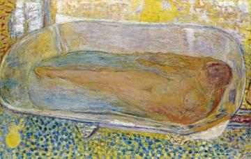 The Large Bathtub Artwork by Pierre Bonnard