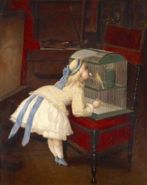 Fair Shares, 1870 Artwork by Jules Emile Saintin