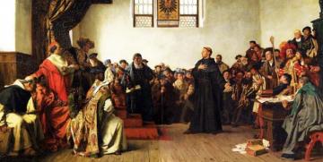 Martin Luther At Worms, 1877 Artwork by Anton Alexander von Werner