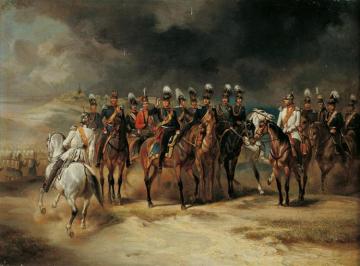 Military Scene From The Franco-prussian War, 1870 Artwork by Anton Alexander von Werner